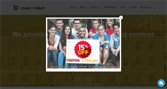Desktop Screenshot of essaysmarket.com